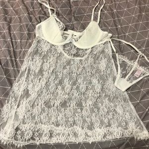 White Lace Bridal Lingerie